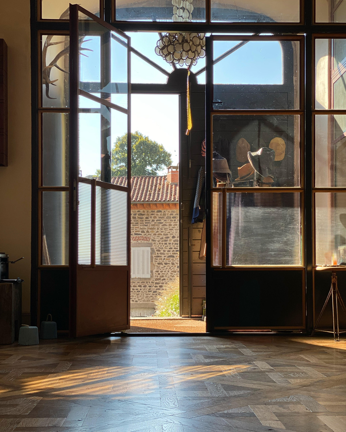 Crittal style steel entrance